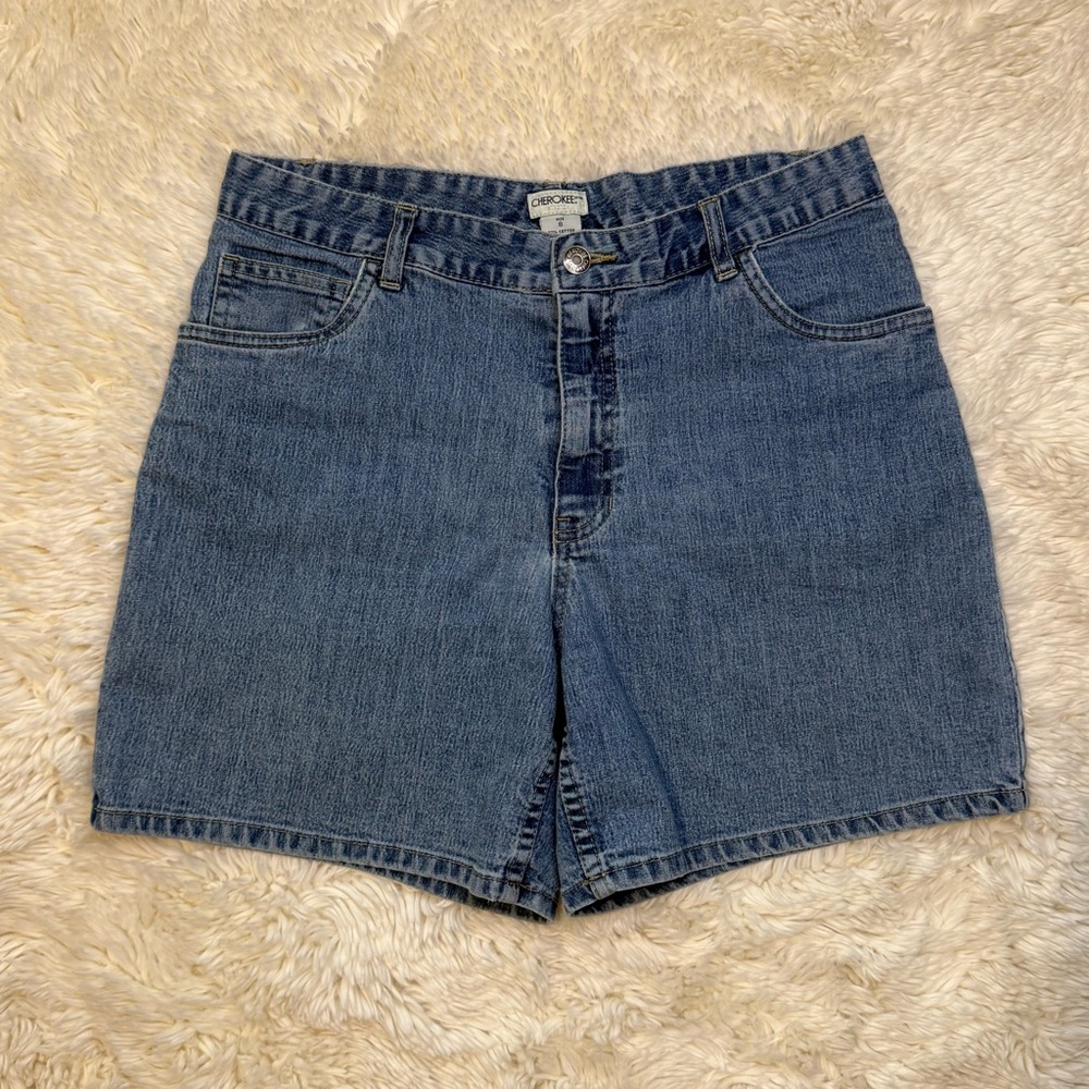 Cherokee Vintage High Waisted Denim Jean Shorts